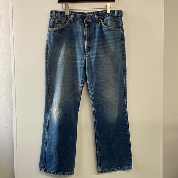 90s 리바이스 517 오렌지탭 부츠컷 데님팬츠 USA