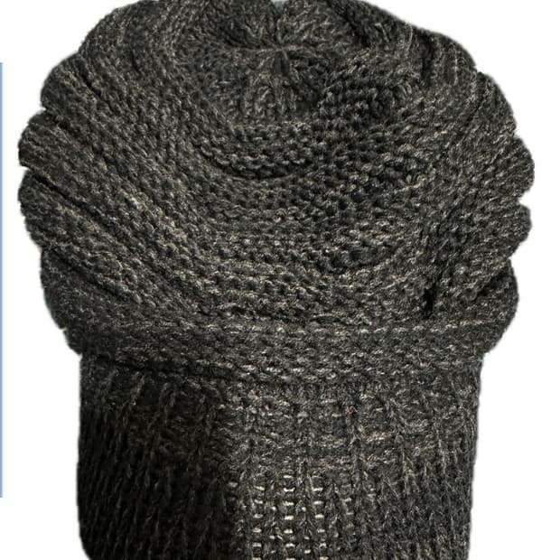 Vintage knit beanie cap