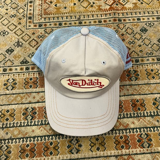 본더치 메쉬 트러커 캡 모자 스카이블루 #csz2784