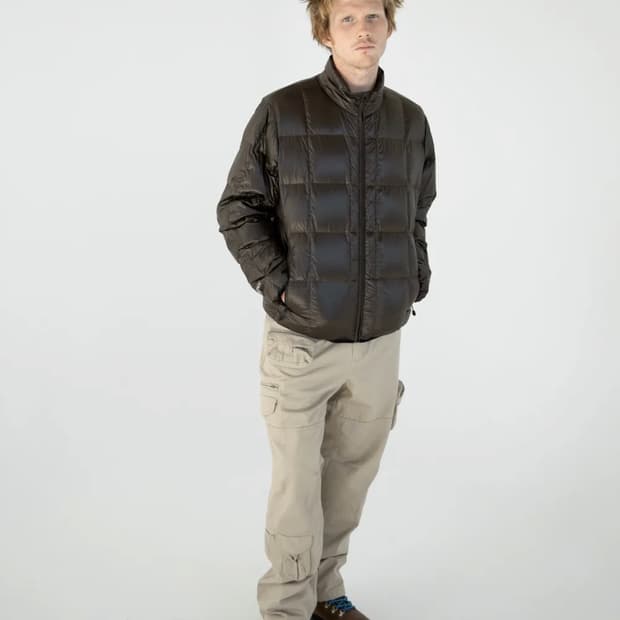 PERTEX® Light Down Jacket Brown Black