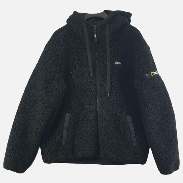 내셔널지오그래픽 블랙 남자 자켓 100 N9042