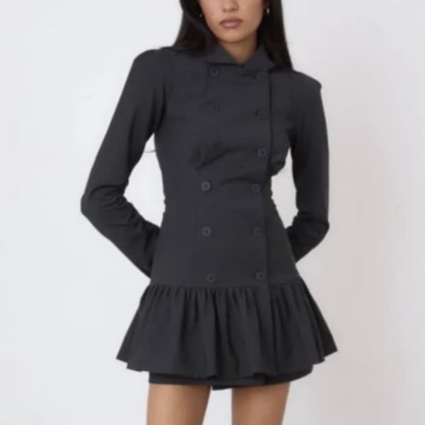 피치덴 romy dress 로미드레스 flint