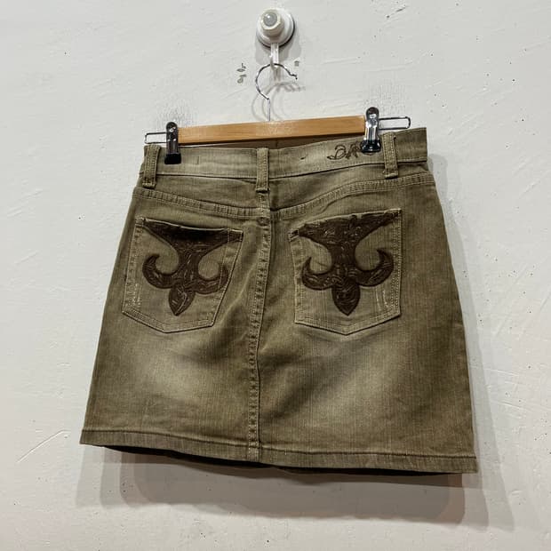 SONORA 락펑크 로우라이즈 스커트 치마