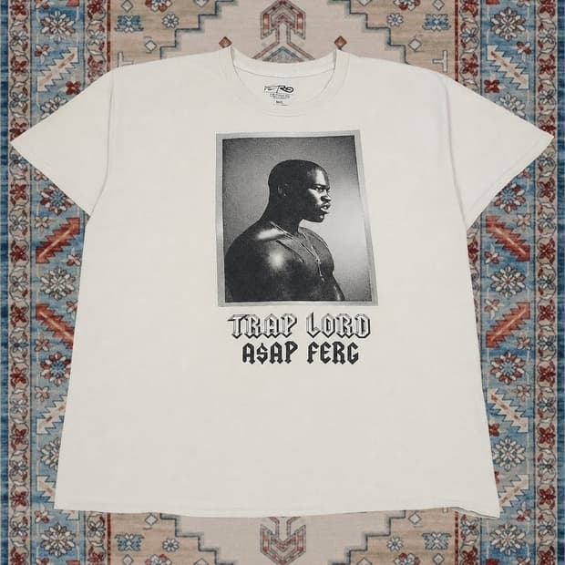에이셉 퍼그 ASAP Ferg 트랩로드 빈티지 그래픽 랩 티셔츠 L