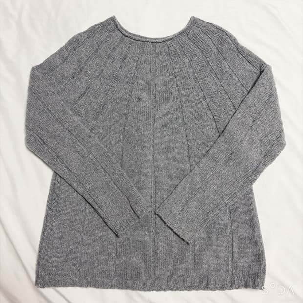 APC 아페쎄 그레이 여성 니트 Xs