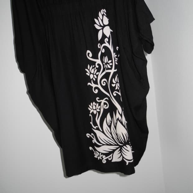 oriental patterned one-piece