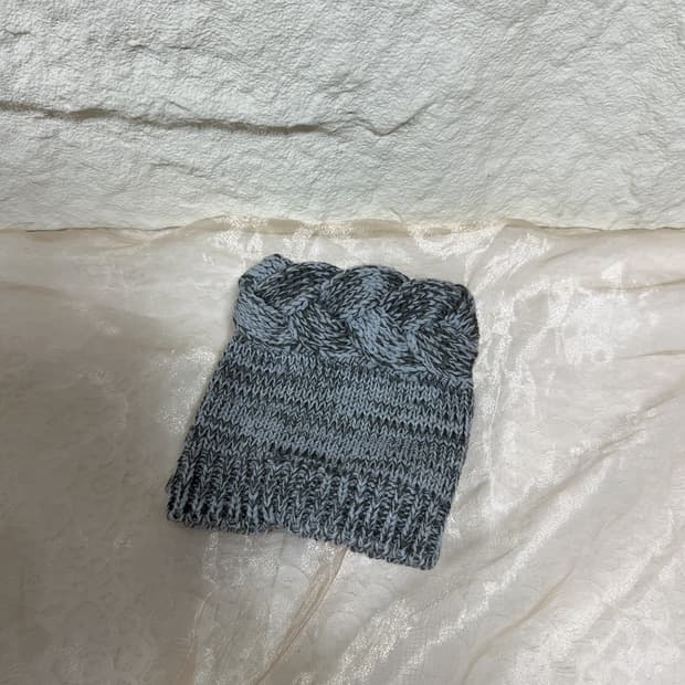 빈티지 꽈배기 니트 발토시 레그워머