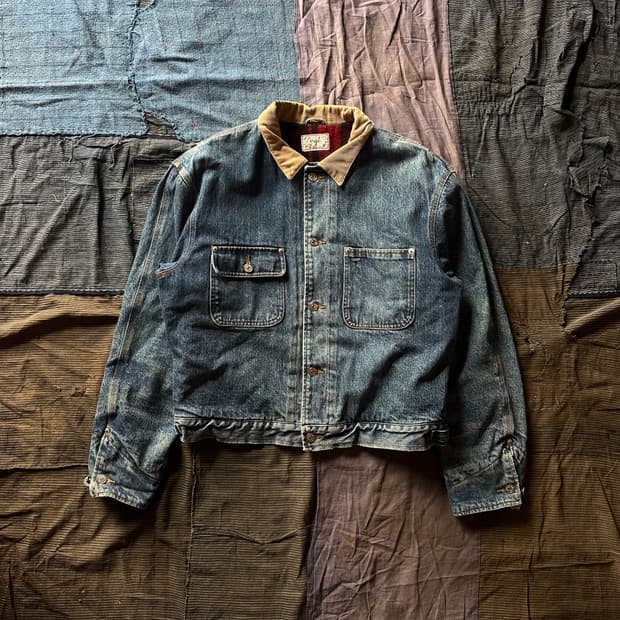 80s Polo Dungarees Denim Jacket