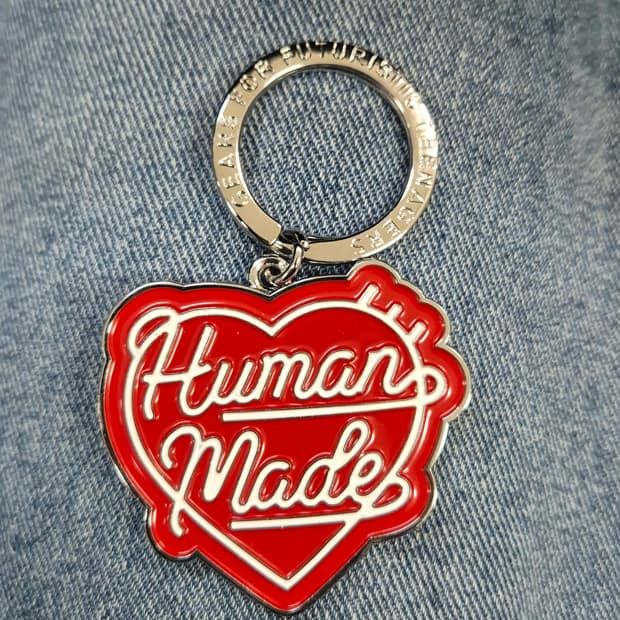 휴먼메이드 하트 키링