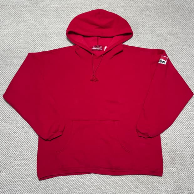 (XL) 90s 빈티지 말보로 레드 후드