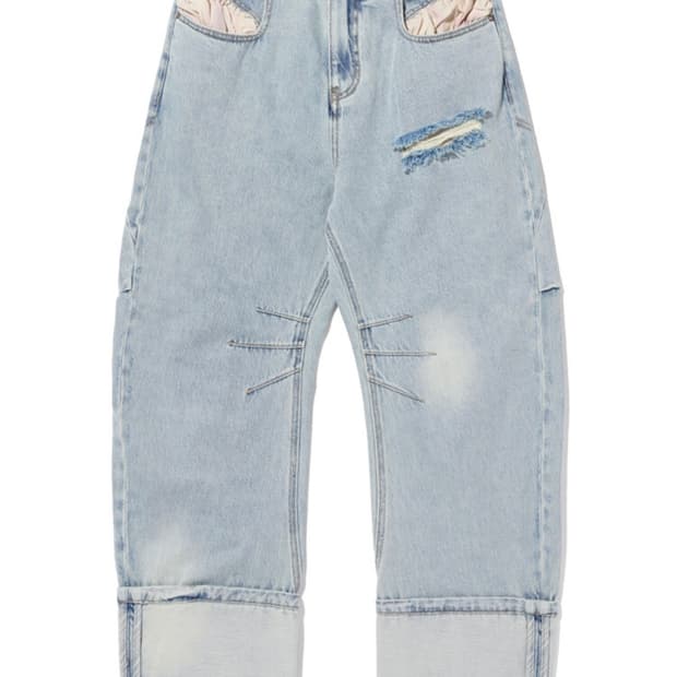 LAZY DROP JEAN - LIGHT BLUE