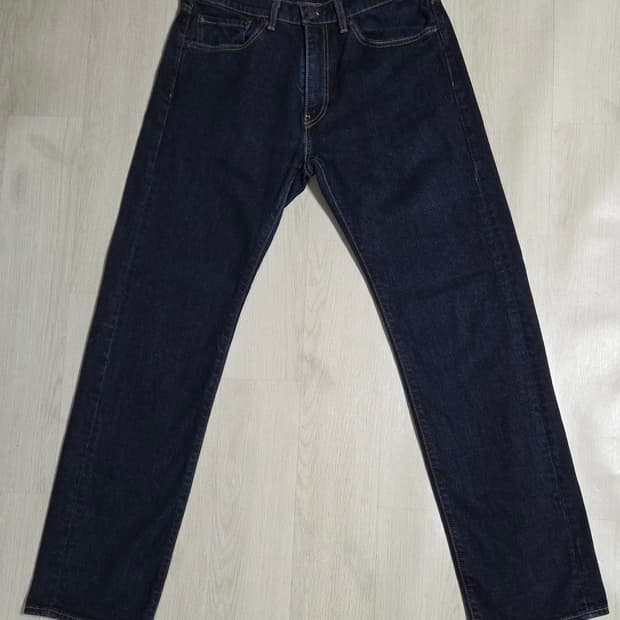 (착샷) 리바이스 505 프리미엄 가죽탭