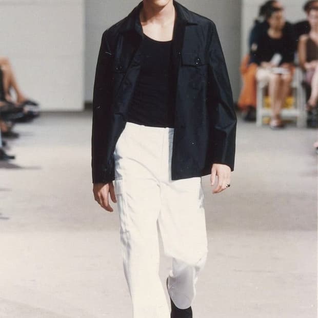 les pin trouser white