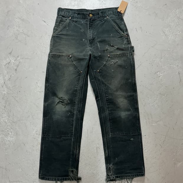 OG USA Made 칼하트 B01 더블니 팬츠 칼하트 썩블니