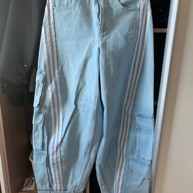 아디다스 아딜레늄 카고데님 팬츠 청바지