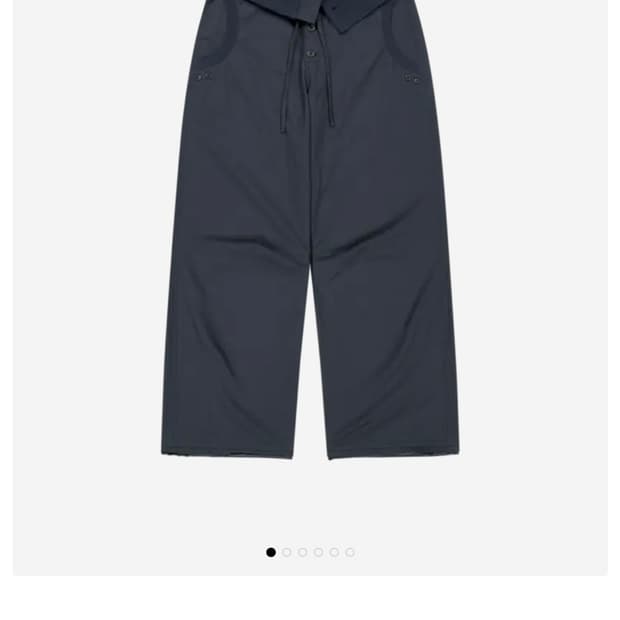 코이세이오 플로우 폴드 팬츠 네이비 0사이즈 새상품