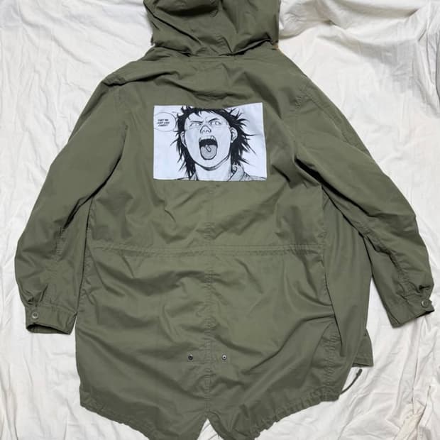 supreme akira fishtail parka xl