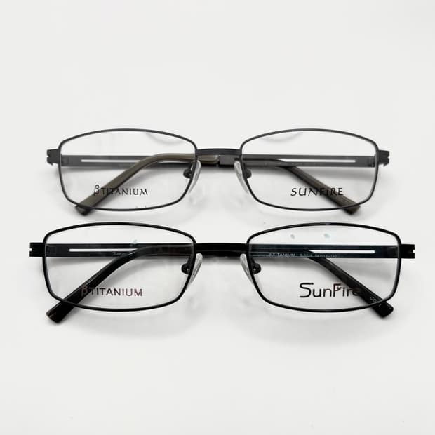 선파이어 일본 브랜드 안경 스퀘어 메탈 금테 안경