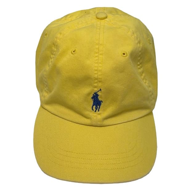 POLO BY RALPH LAUREN 코튼 치노 볼캡 옐로우