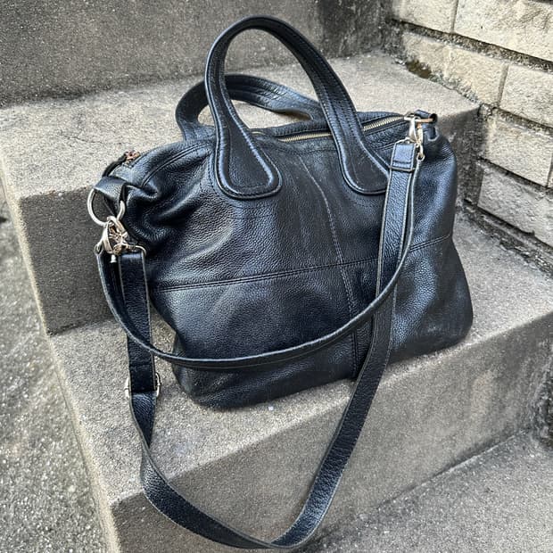 NONE vintage leather big bag
