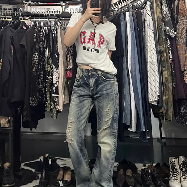에드윈 워싱 데님팬츠