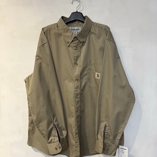 칼하트 베이지 긴팔셔츠