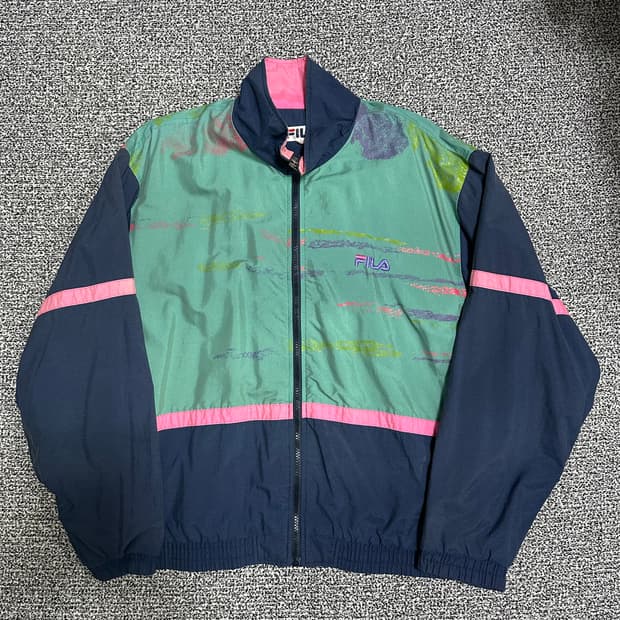 (105추천) FILA 올드스쿨 빈티지 바람막이 자켓