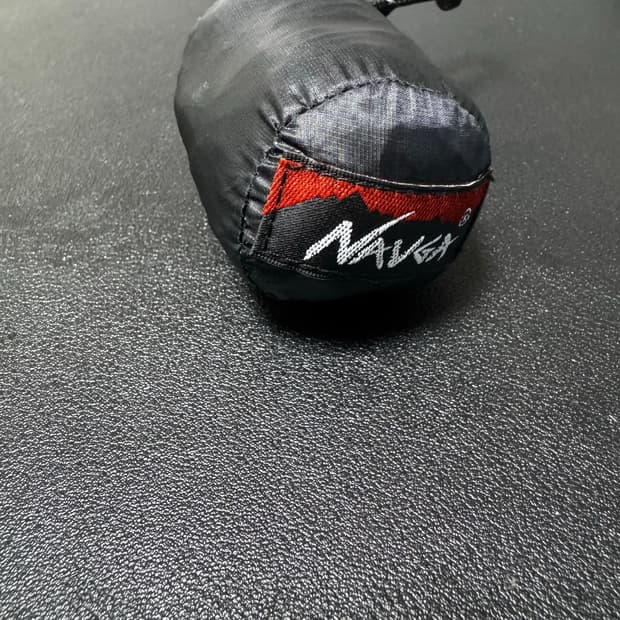 NANGA 난가 포켓터블 에코백 블랙 새것