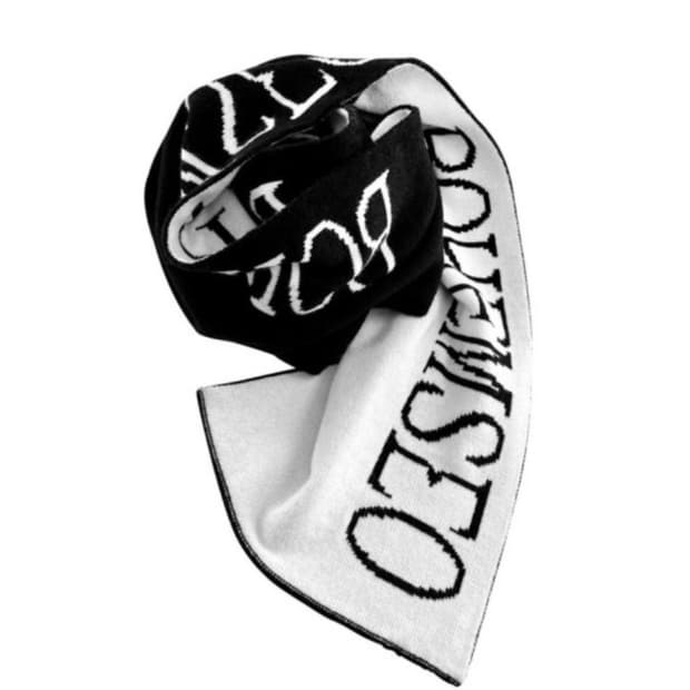 보헤미안서울 자카드 니트 머플러