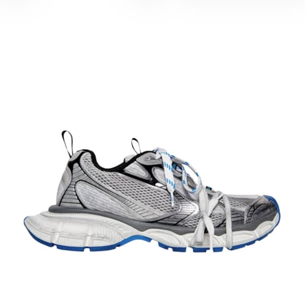 42) 발렌시아가 3XL 그레이 화이트 블루