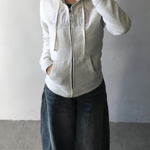 갭 쉐르파 후드집업