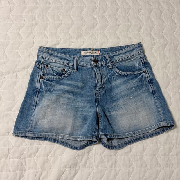 VTG 블루 데님 쇼츠