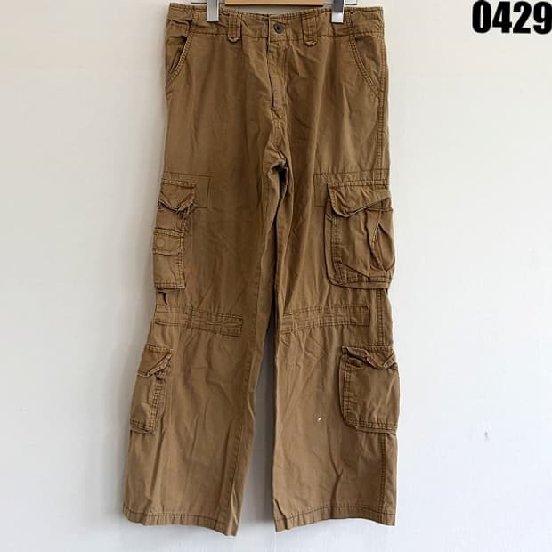 빈티지 브라운 카고 팬츠 L 0429