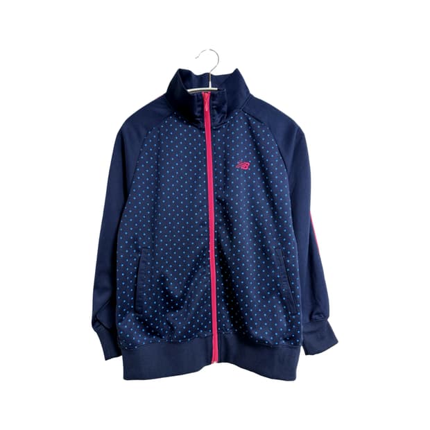뉴발란스 도트 패턴 집업 트랙 자켓