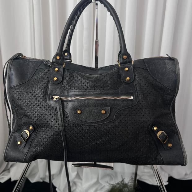 발렌시아가 시티 모터백 라지