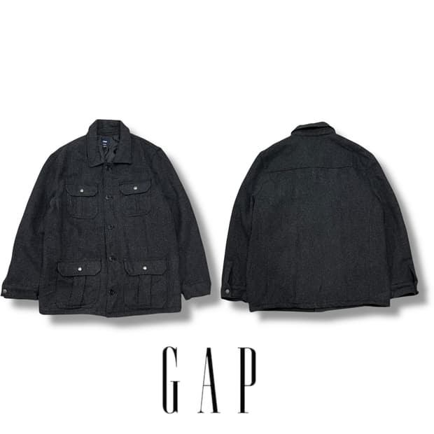 갭 멀티포켓 울자켓 s08722
