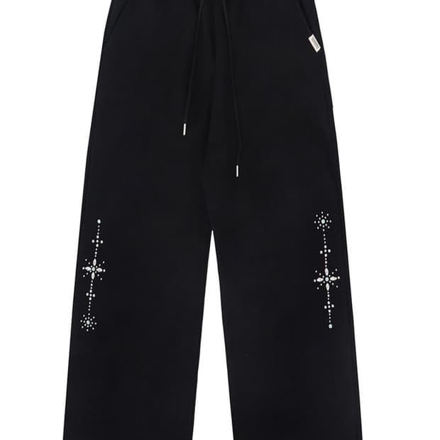 락케이크 투웨이 스톤 비즈 팬츠