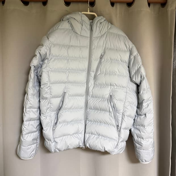 무신사스탠다드 경량패딩 스카이블루