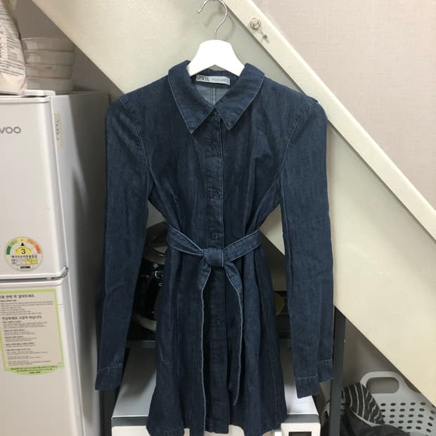 Zara 데님 원피스