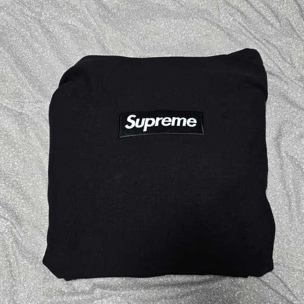 (25FW) 슈프림 박스로고 후드 스웨트셔츠