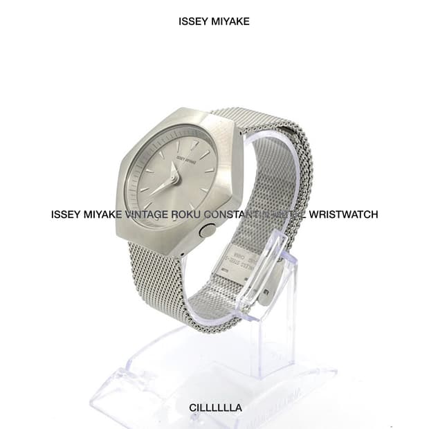 Issey Miyake 이세이 미야케 로쿠 콘스탄틴 메탈손목 시계