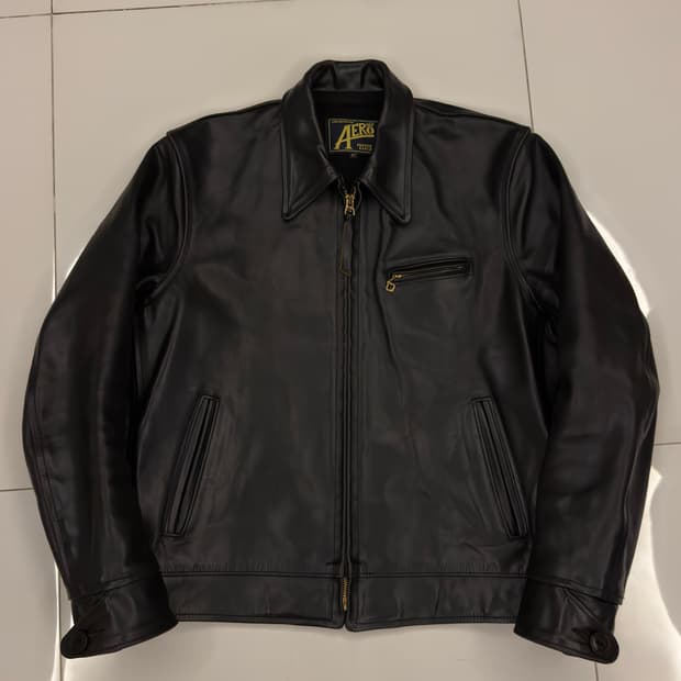 에어로레더 프리미어 하이웨이맨 말가죽 자켓