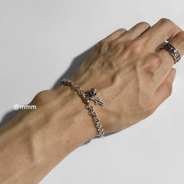 (Unisex) 웨스턴 크라운 체인팔찌