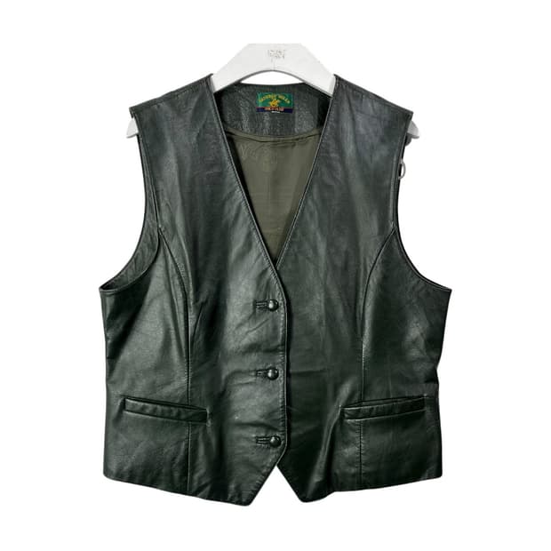 [Beverly Hills Polo Club] 버버리힐즈 레더 베스트