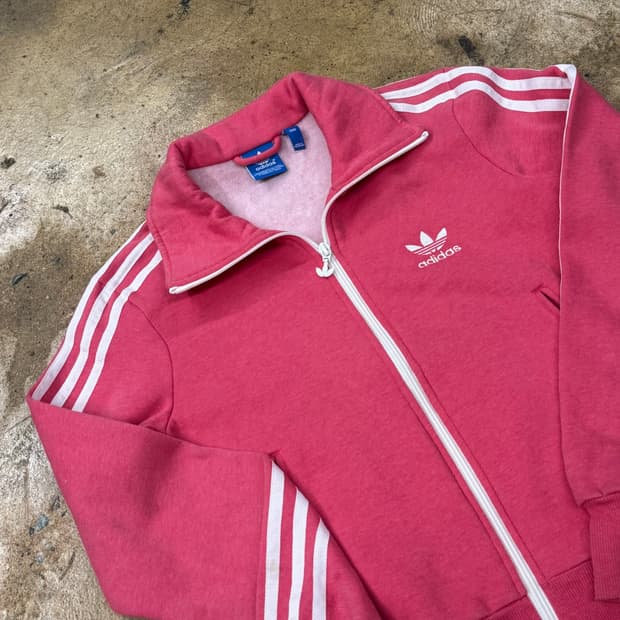 아디다스 핑크 져지 트랙탑 90