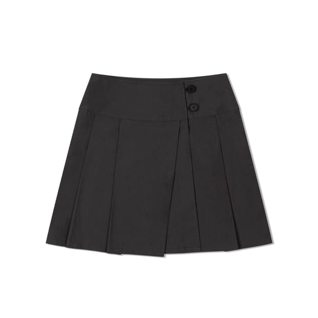 미세키서울 미디 랩 스커트 차콜 색상 1사이즈 판매