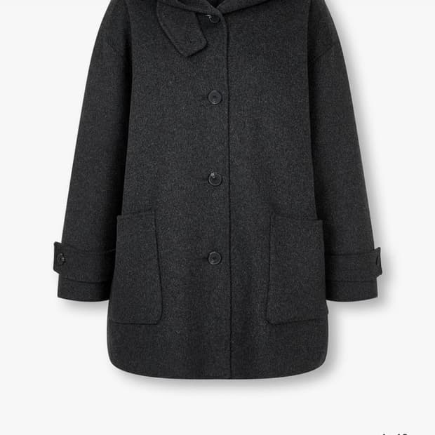 스튜디오톰보이 핸드메이드 후드 하프코트