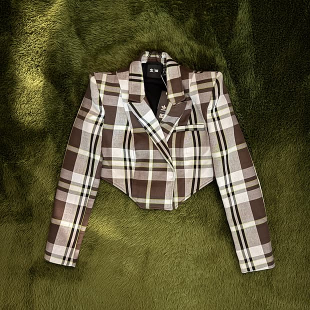 [M] 아디다스 X IVY PARK 비욘세 콜라보 크롭 블레이저 자켓