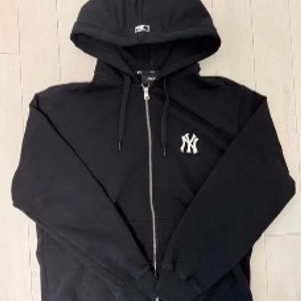 MLB 후드집업 블랙