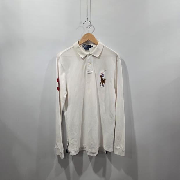 폴로랄프로렌 피케 빅포니 카라 롱슬리브 XL